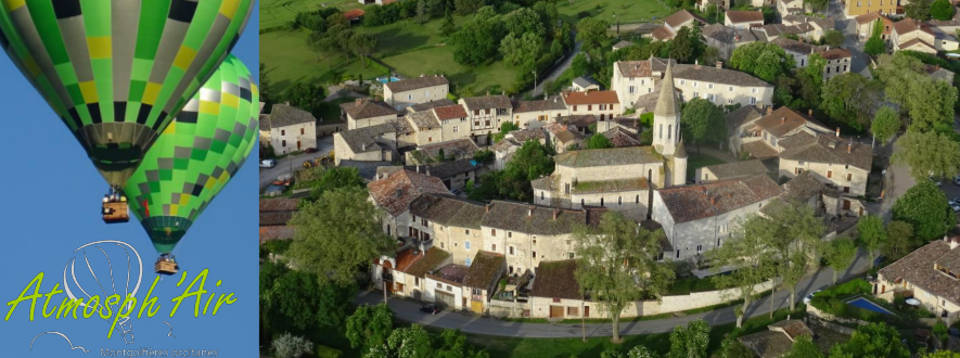 Le Tarn et Cestayrol en montgolfière