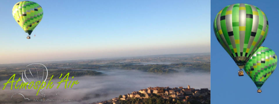 Le Tarn et Cordes sur Ciel en montgolfière