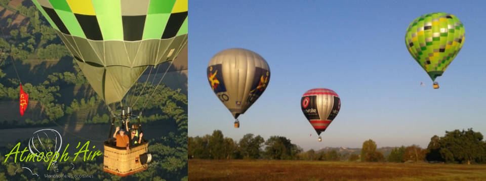 Vol en montgolfière à 75km de Toulouse