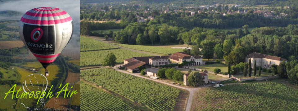 Chateau les Bouysses En montgolfière Vinovalie