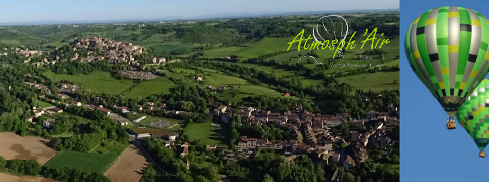 Cordes sur Ciel - Les Cabannes en montgolfière