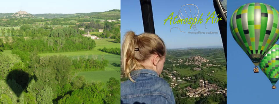 Vol et Baptême de l'air en montgolfière dans le tarn