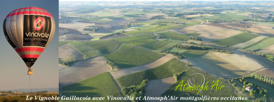 Montgolfière Vinovalie Técou Gaillac Rabastens Fronton Cahors