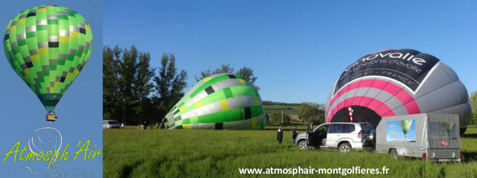 Gonflage de la montgolfière Vinovalie Tarn