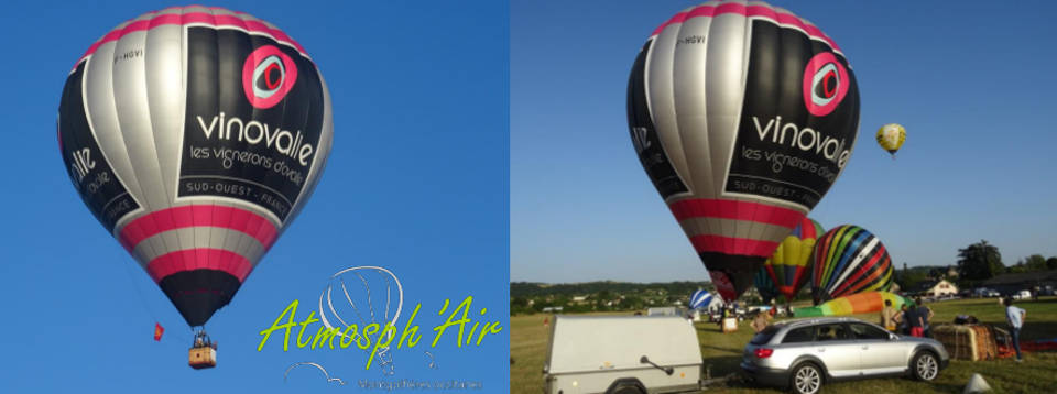 meeting aérien de montgolfière avec Vinovalie sud ouest