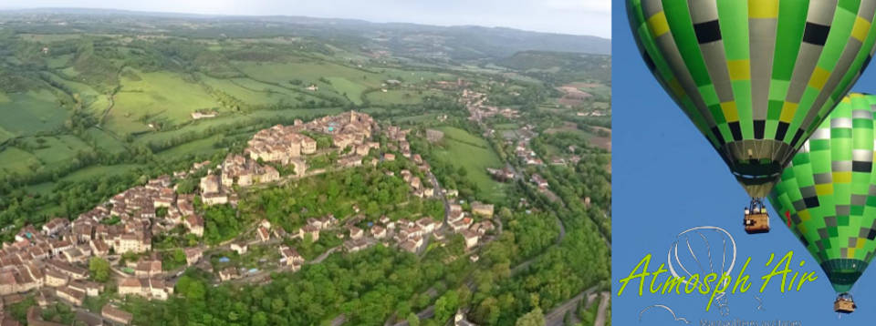 Décollage en montgolfière de Puycelsi Penne Bruniquel