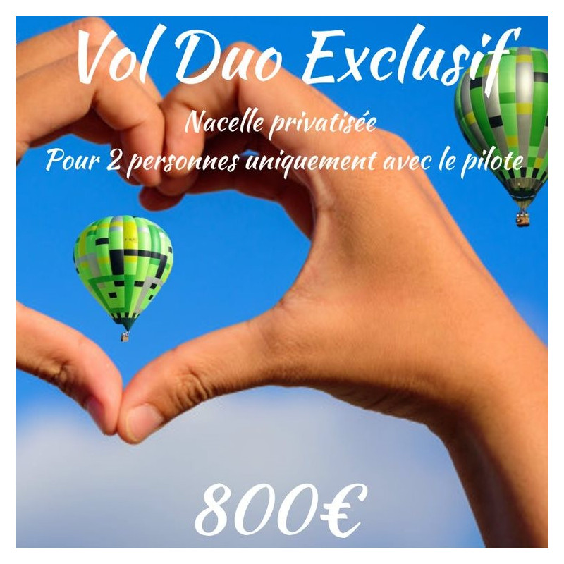 Vol VIP en montgolfière Vol VIP en montgolfière