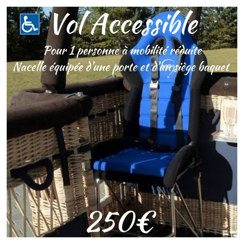 Vol en montgolfière PMR handicapé Vol en montgolfière PMR handicapé