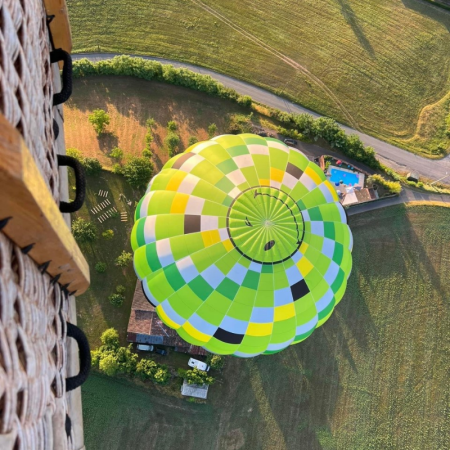 vol en montgolfière pour les enfants