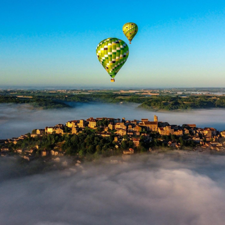 Vol privé en montgolfière