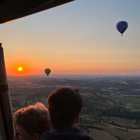 Vol à 2 en montgolfière