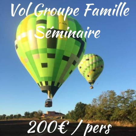 Vol montgolfière en famille