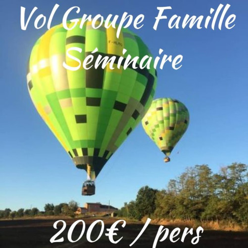 Vol montgolfière en famille