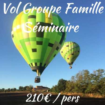 Vol en montgolfière en Occitanie en groupe