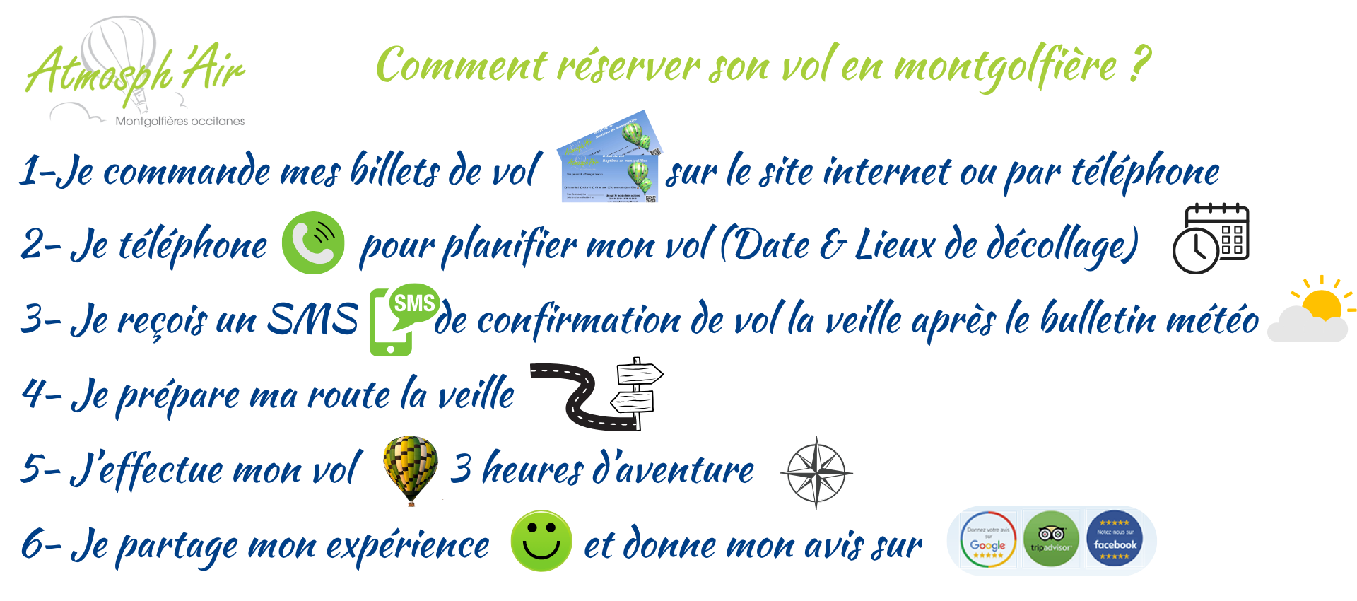 Comment réserver son vol en montgolfière avec Atmosph'Air ?