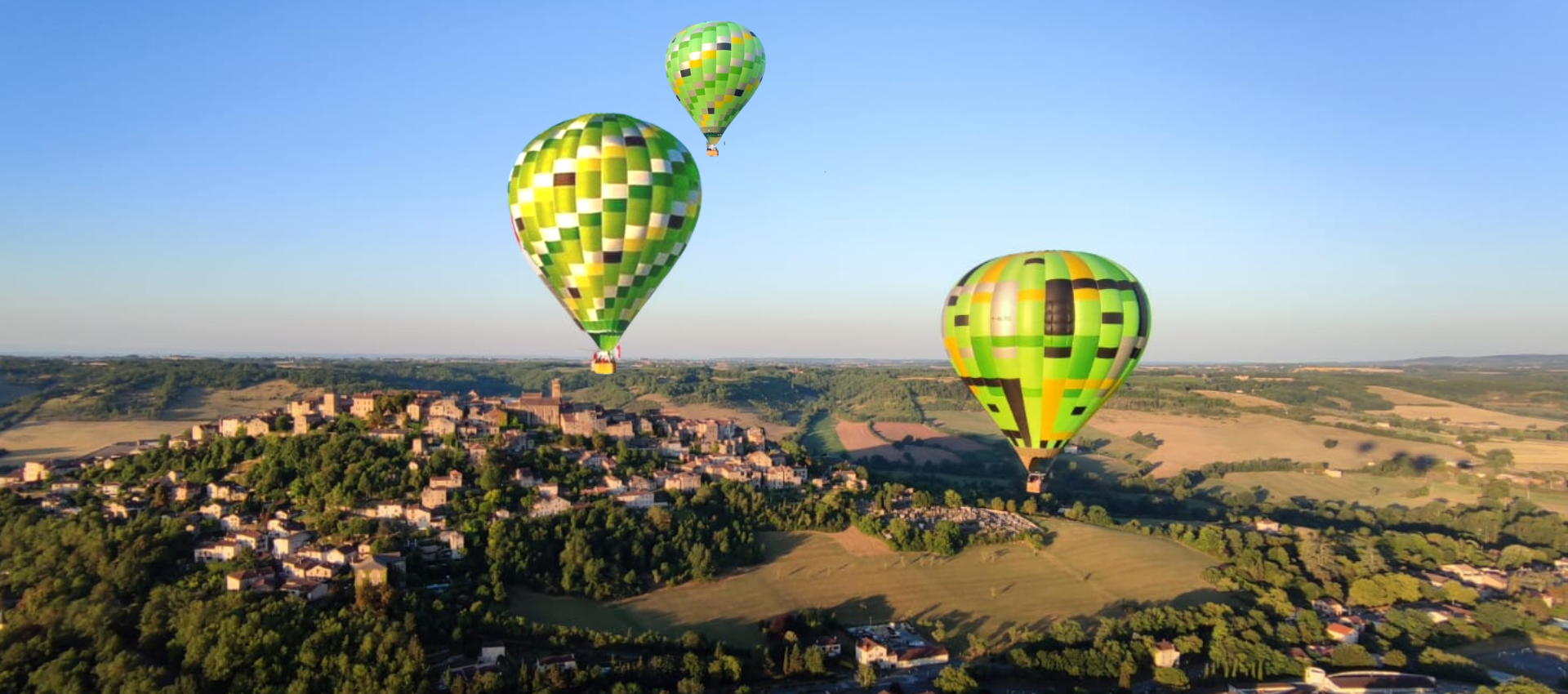 Vertige en montgolfière