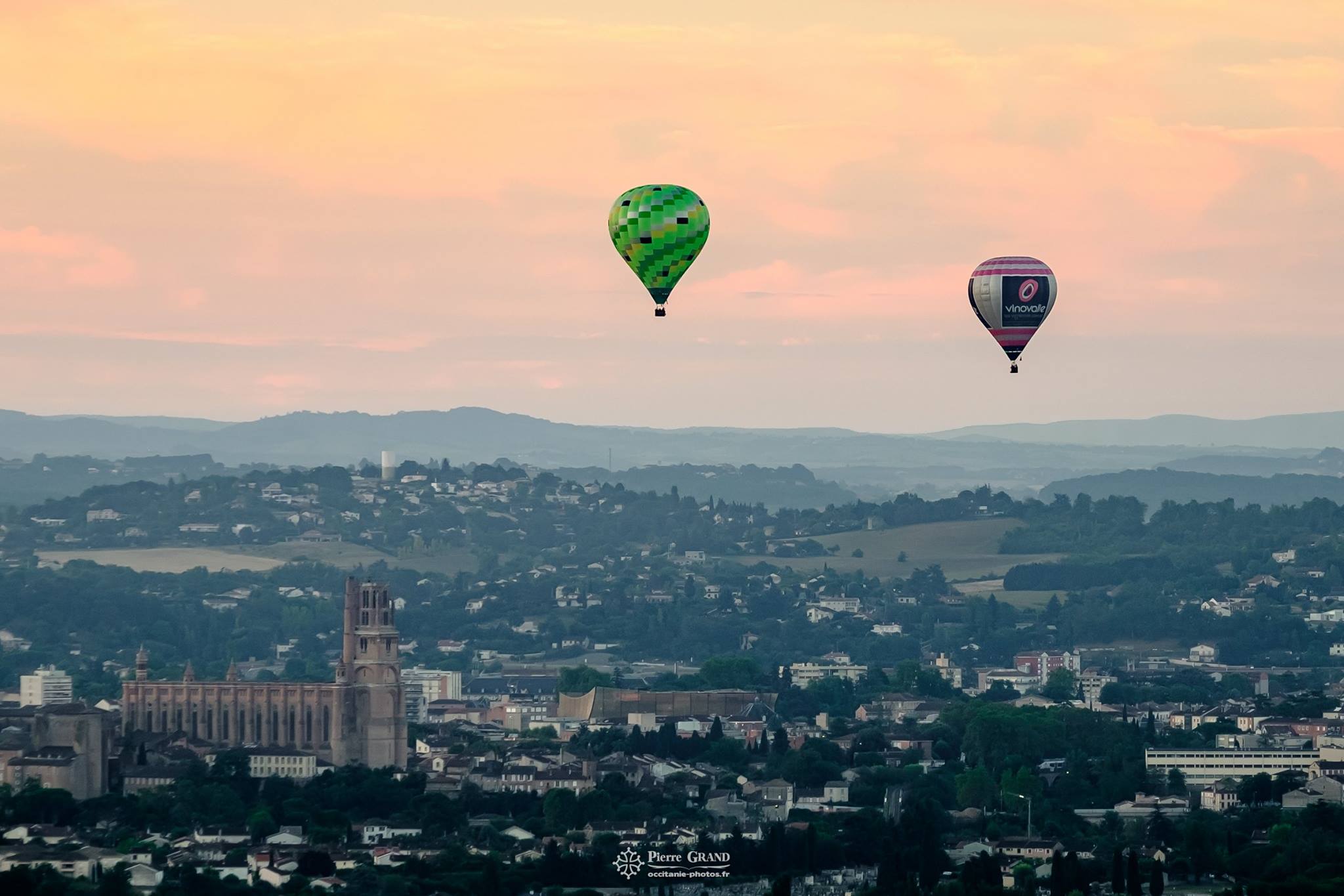 Vol en montgolfière sur Albi et son musée Toulouse Lautrec