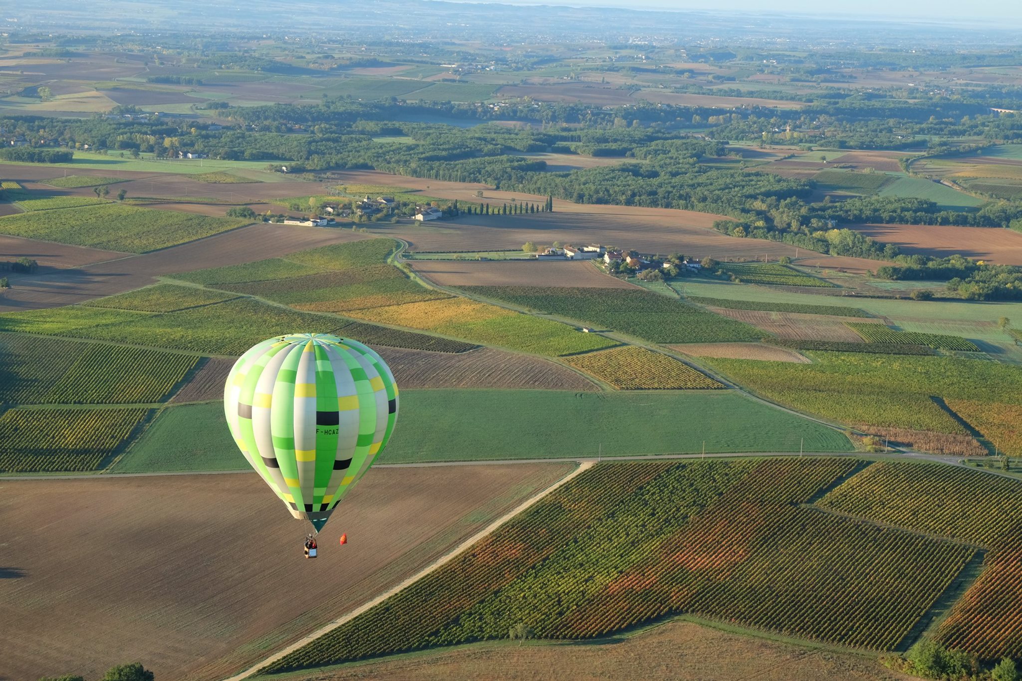 Le vignoble de Gaillac en montgolfière 