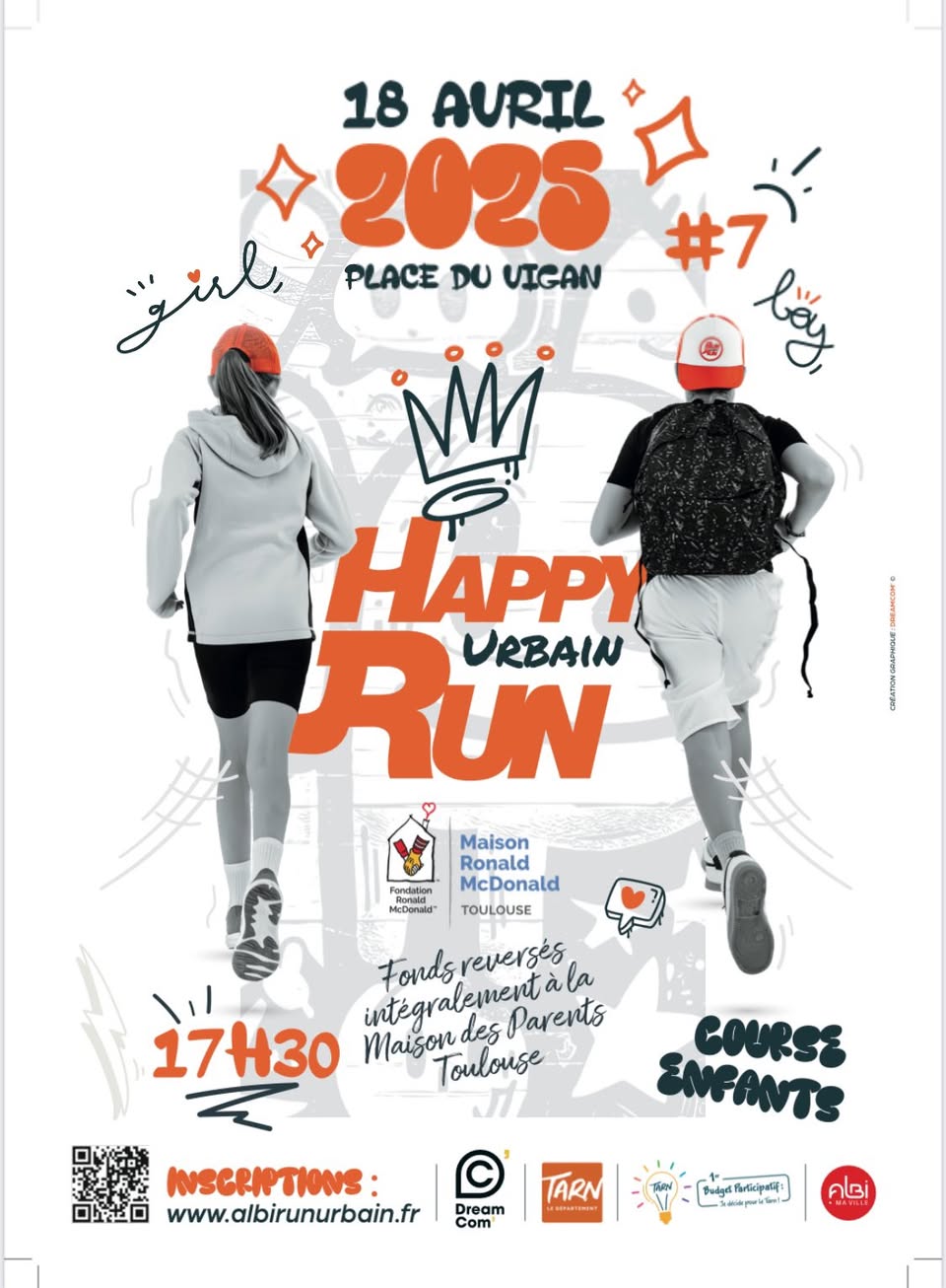 Atmosph'Air auc cotés de la course solidaire Albi Rue