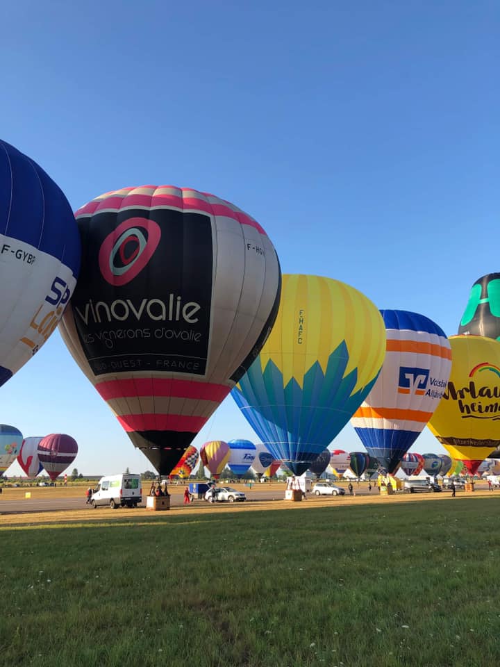 Montgolfière publicitaire présente au Mondial Air Ballons de Chamblay