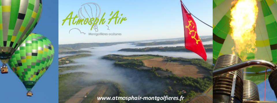 Drapeau Région Occitanie Atmosph'Air Montgolfières