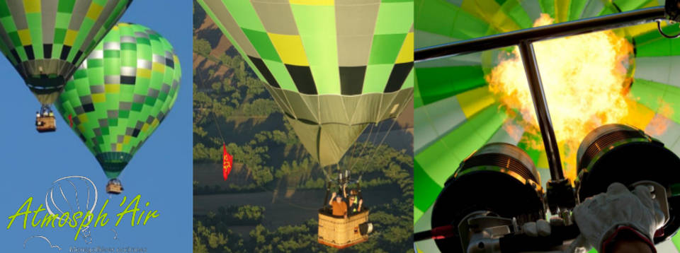 Brûleur et flamme montgolfière Tarn