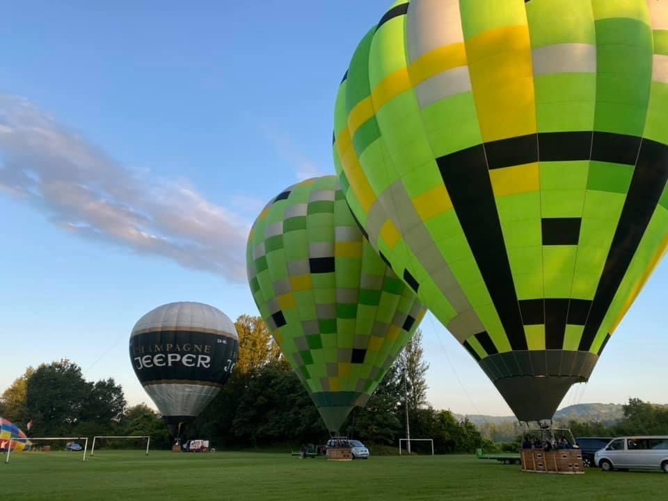Décollage à 4 ballons Atmosph'Air