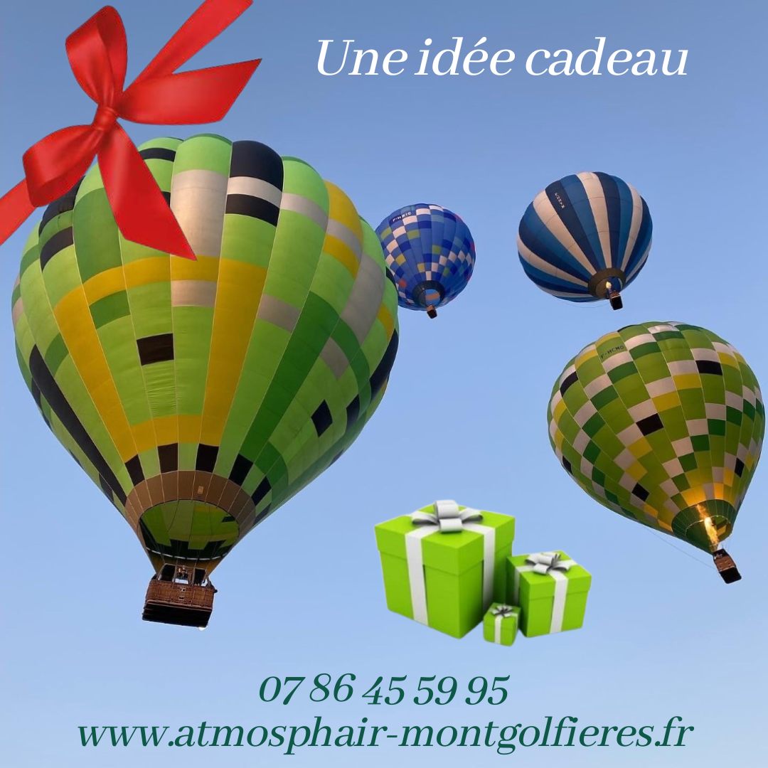 Idée cadeau originale : un vol en montgolfière avec Atmosph'Air en Occitanie