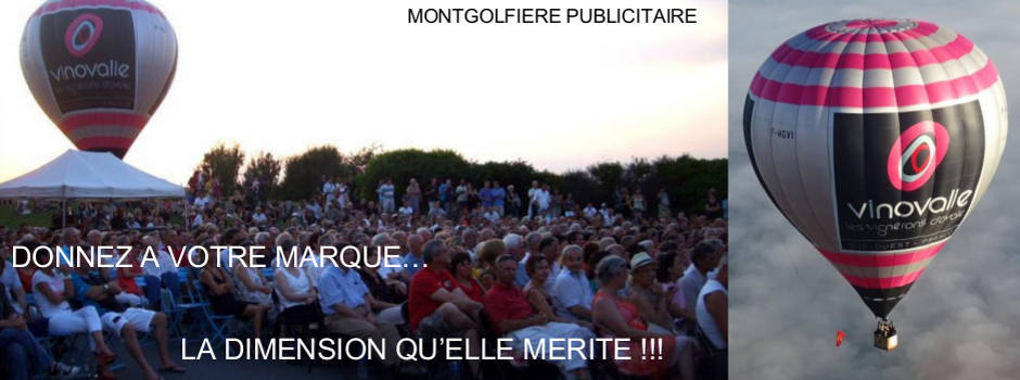 montgolfière publicitaire