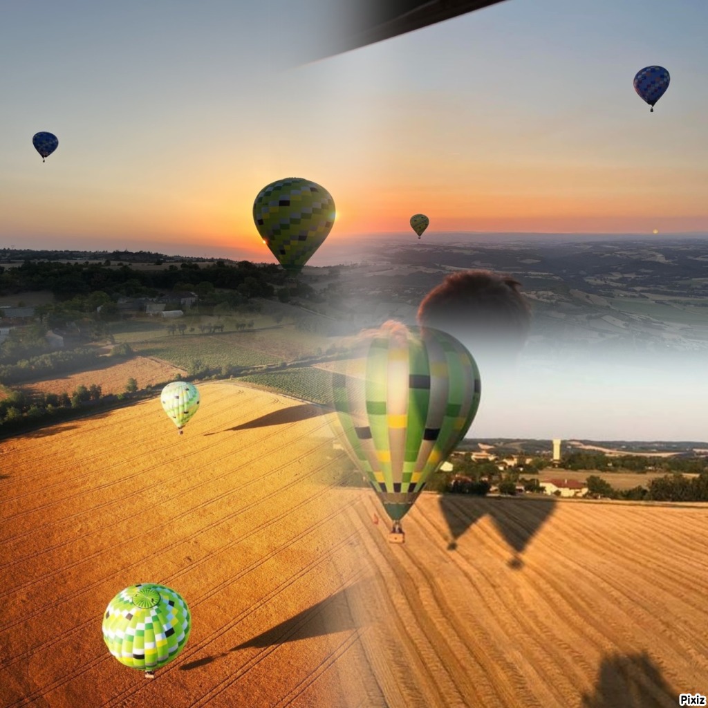 La Toscane Occitane vue du Ciel avec Atmosph'air montgolfières