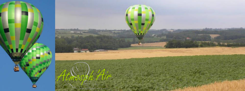 Balade en montgolfière dans la campagne du Tarn