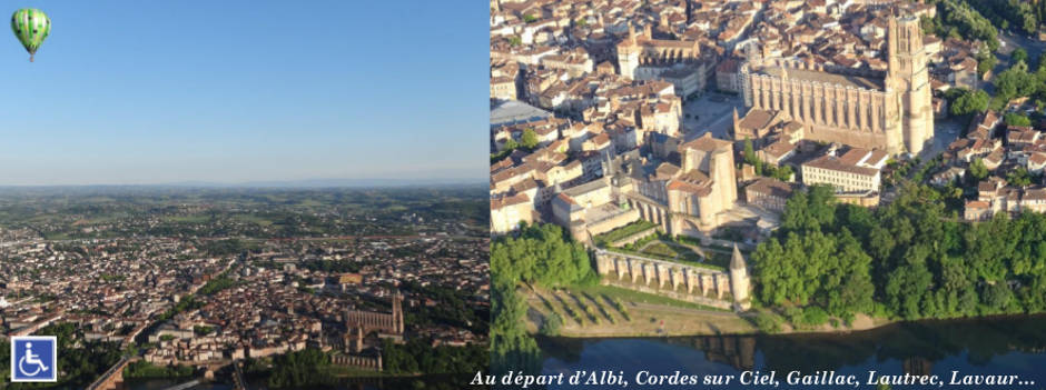 montgolfière dans le ciel d'Albi - Tarn