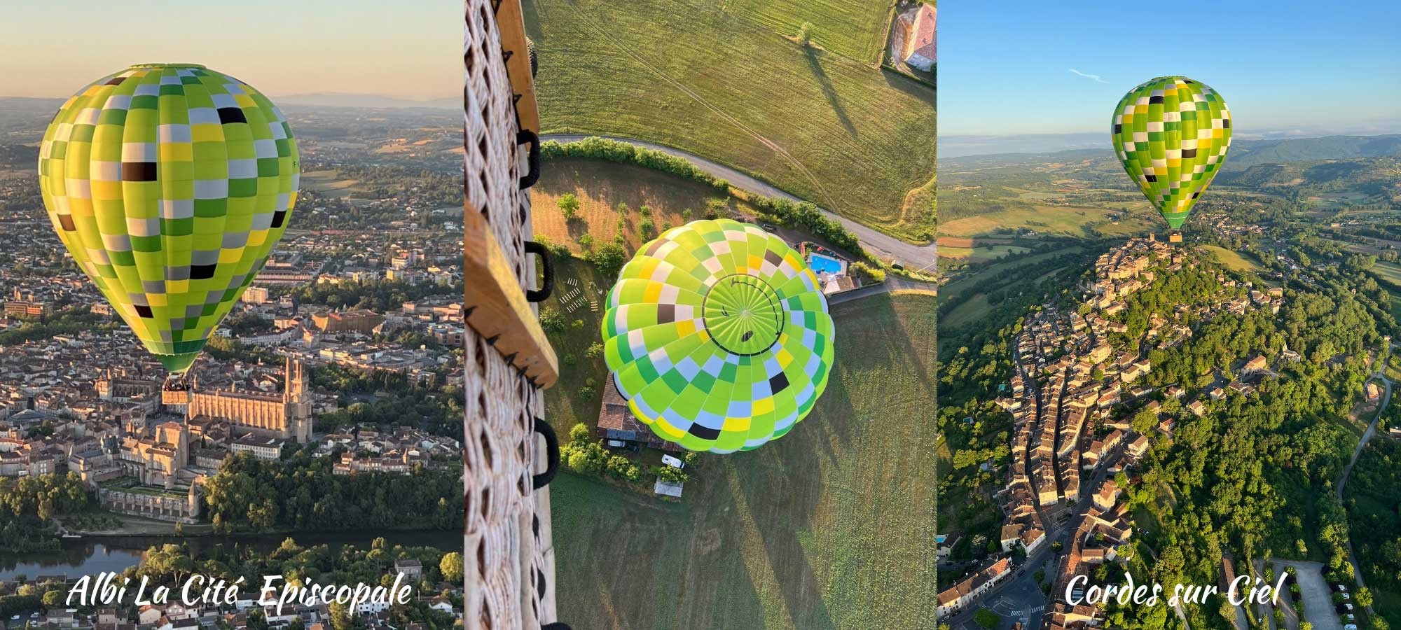 Visiter Albi en montgolfière