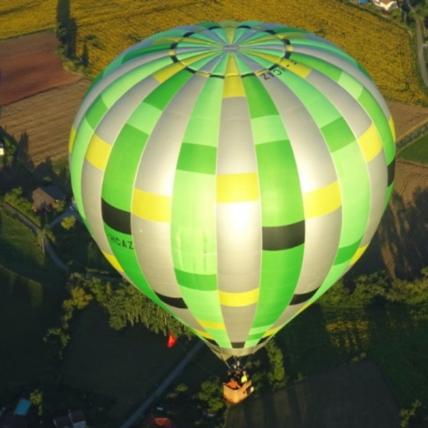 Baptême en montgolfière d'Atmosph'Air en Toscane Occitane