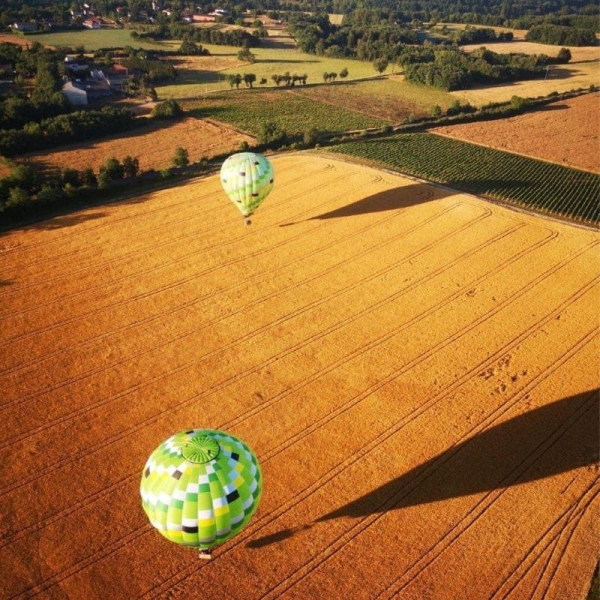 A la découverte de la Toscane Occitane en montgolfière