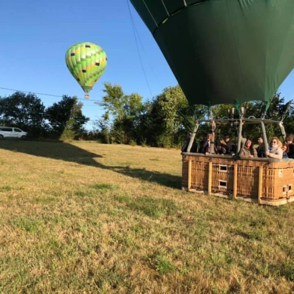 Terrain d'atterrissage montgolfière