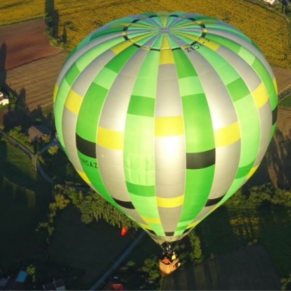 Décollage de Lavaur en montgolfière - Tarn - Occitanie