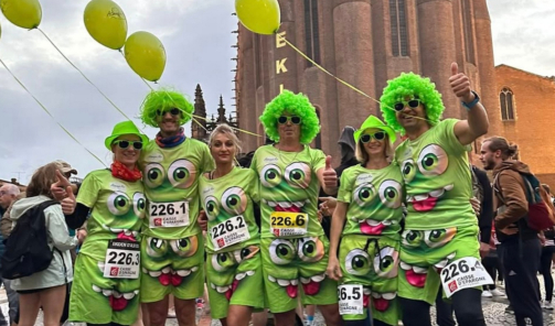 L’Ekiden d’Albi avec Atmosph'Air : une équipe haute en couleur